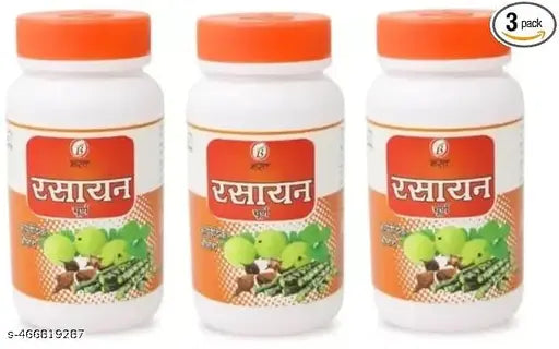 Bharat Ayurvedic Aushdhalaya Rasayan Churna, Powder 100gm (Pack of 3)