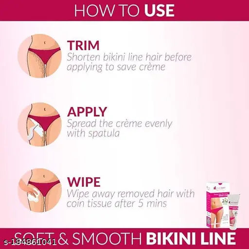 Everteen Hair Remover Creme for Bikini Line & Underarms – 1 Pack (100 gm) - Springkart 