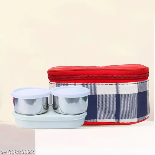 PREMIUM LUNCH BOX FOR SCHOOL COLLEGE AND OFFICE Red Color