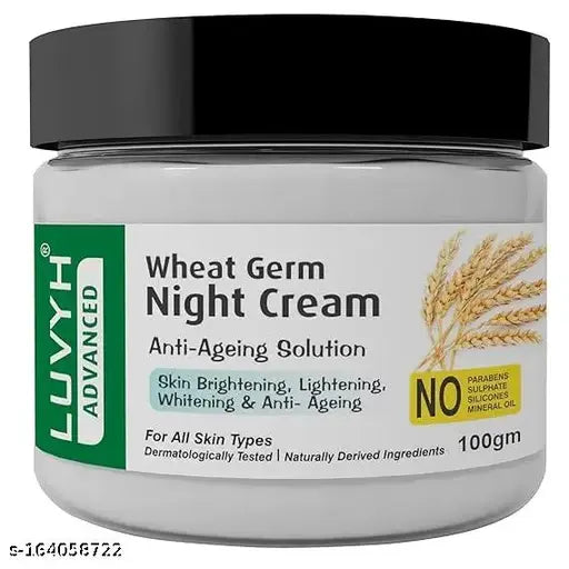 Luvyh Night Cream 100g anti ageing, skin whitening , skin brightening,  bridal glow  Day And Night Cream