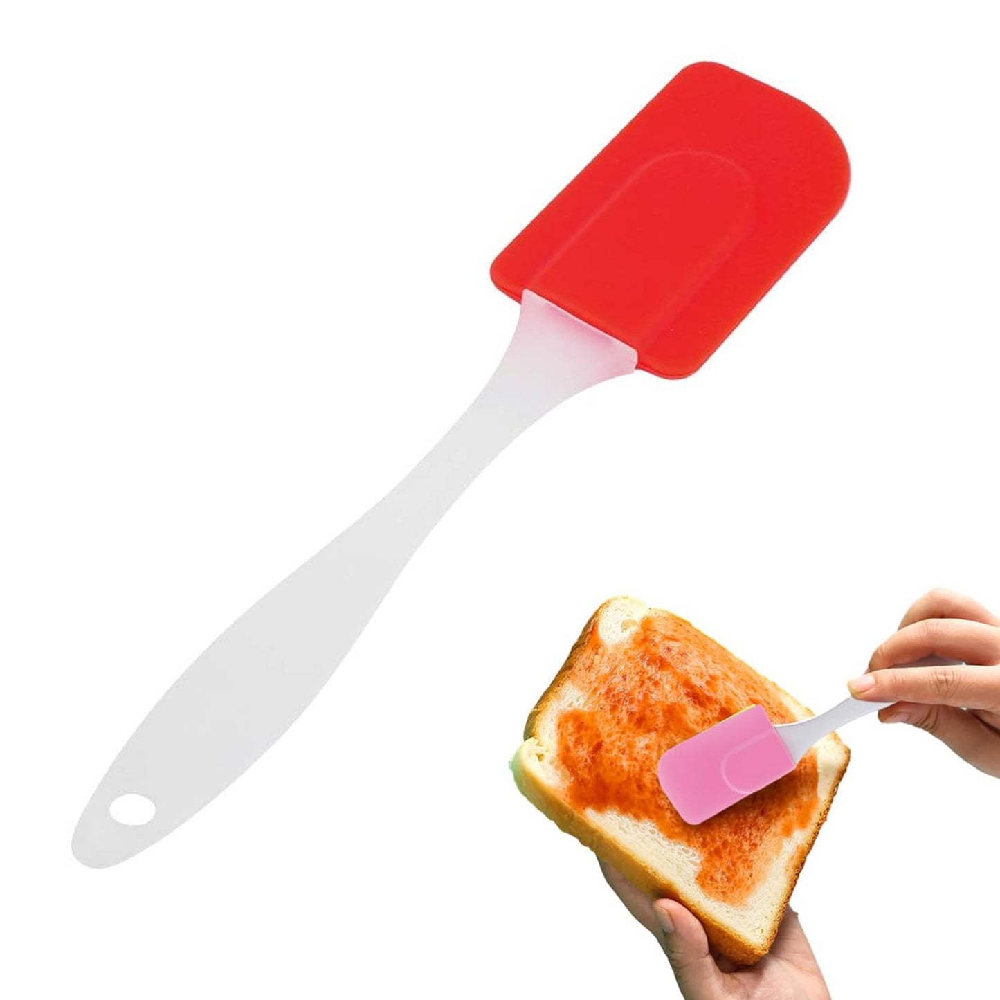 Silicone Cooking Spatula For Baking (1 Pc 18 Cm) - Springkart 