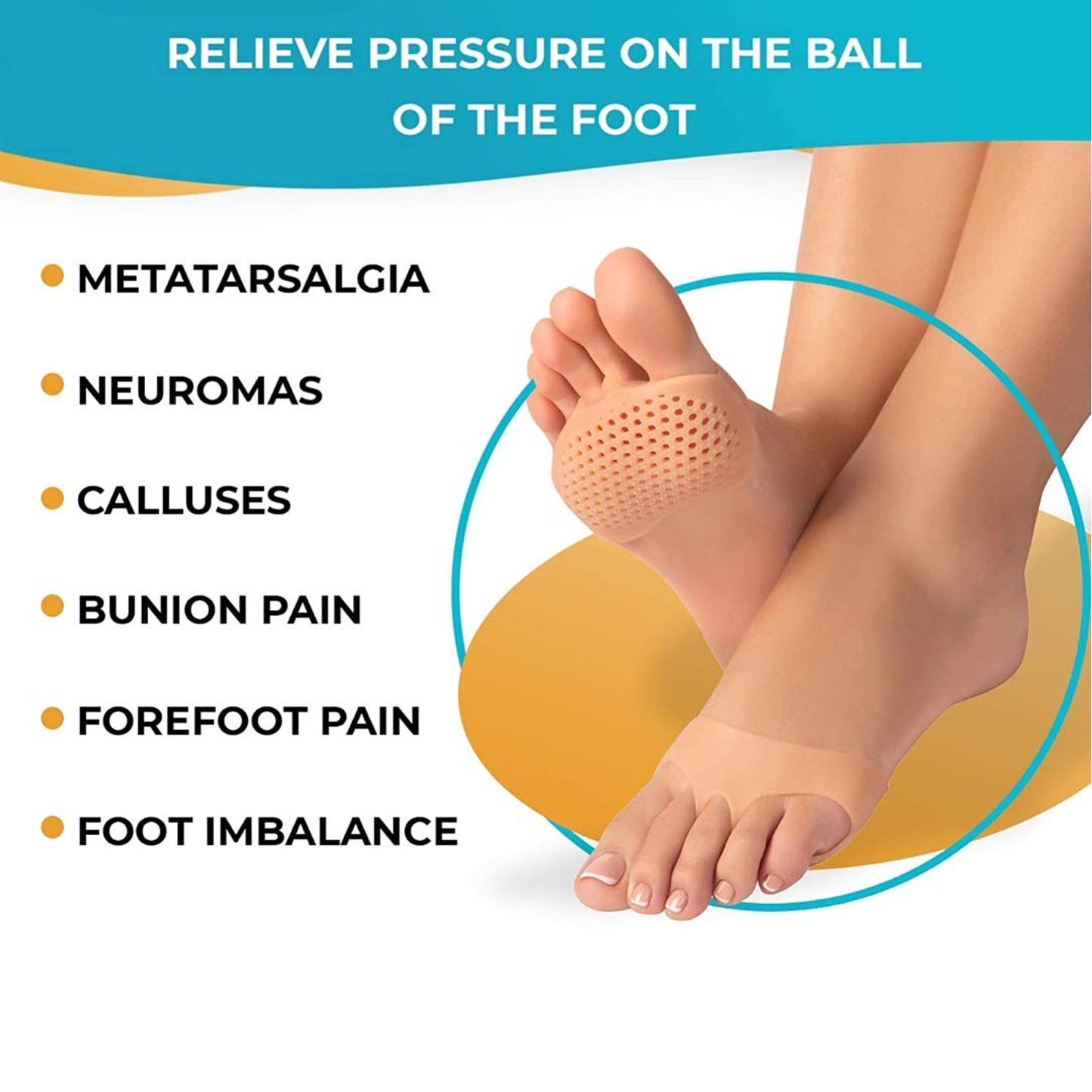 6257 Silicone Tiptoe Protector And Cover Used In Protection Of Toe For Men And Women - Springkart 