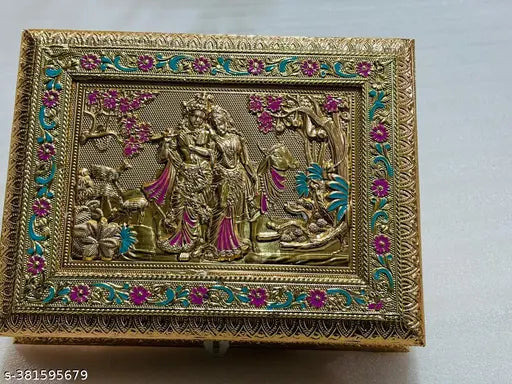 Dry fruits box radhe krishna decorative box  Diwali GIFT !!!