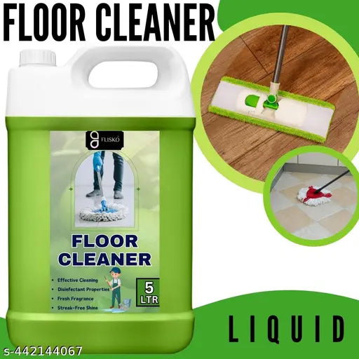 Floor Cleaner Liquid Green 5 Liter with Power of Neem for 99.9% Anti Bacterial Protection