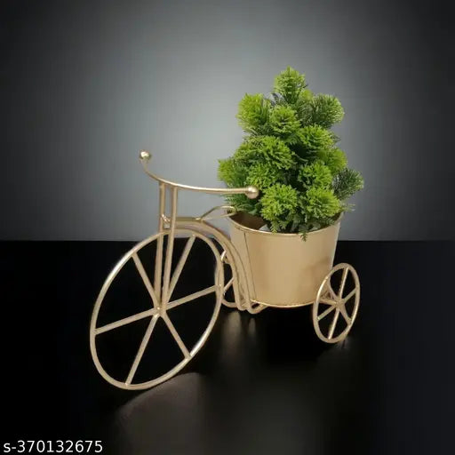 Metal Planter Cylindrical Heavy Duty Metal Indoor and Outdoor Planter for Home Decor | Vertical Garden, Table Decor