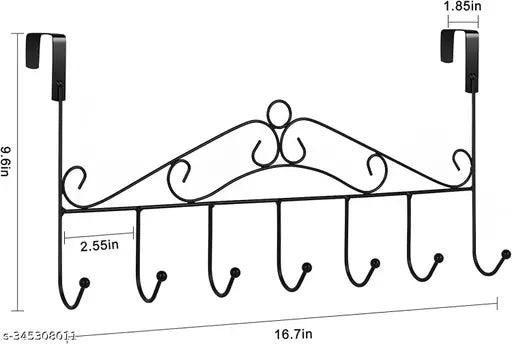 Door Hook Hangers with 7 Hooks,Metal - Springkart 