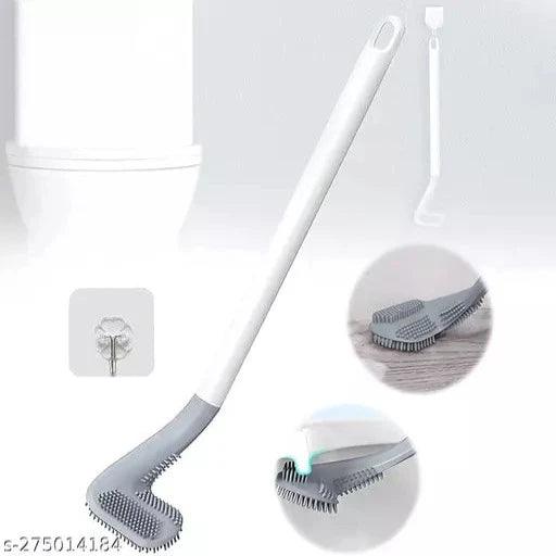 Golf Shape Toilet Brush Cleaner Flexible Deep Cleaning Silicone Brush for Quick & Easy Cleaning - Springkart 