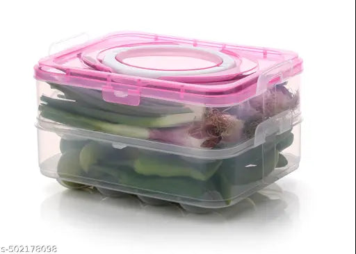 36 Grids Plastic Egg Storage Box with Lid Egg Tray Box Holder for Refrigerator Useful for Home, Kitchen & Poultry