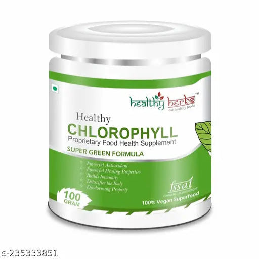 Healthy Chlorophyll Powder 100gm (100% Pure) - (Highly Rich in Chlorophyll) - Springkart 