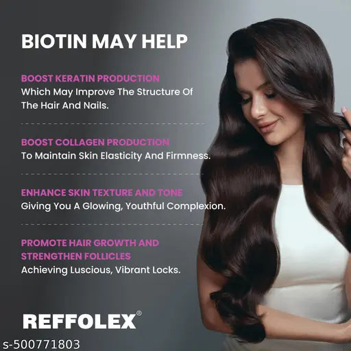 Biotin 10000 mcg Maximum Strength For Hair Growth ,Skin and Nails for Men & Women (30 No) - Springkart 