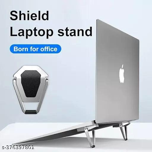 Mini Premium Metal Folding Portable Laptop Stand Non-Slip (Pack of 2pcs)