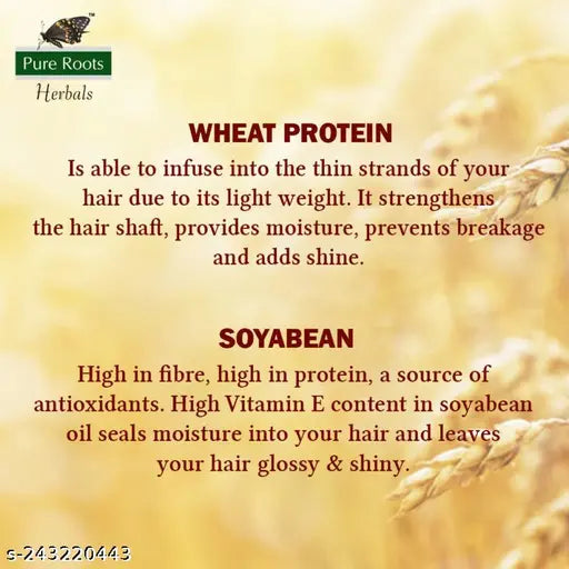 Pure Roots Protein Shampoo 1000ml with  100 ml Ubtan Face Wash Combo Pack