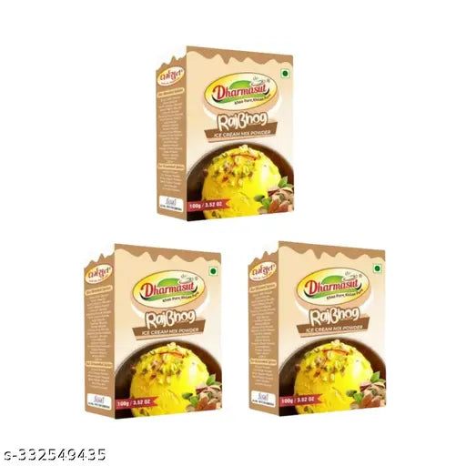 Instant Rajbhog Ice Cream Powder 100gm* Pack of 3