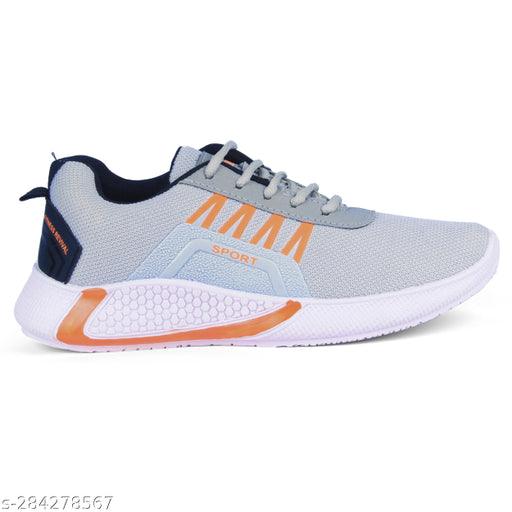 Royal Fashion Orange Solid Cricket Sports Running Shoes Men Under 200 - Springkart 