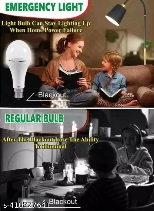 Emergency Rechargeable Led Inverter Bulb 12 Watt Pack Of 3