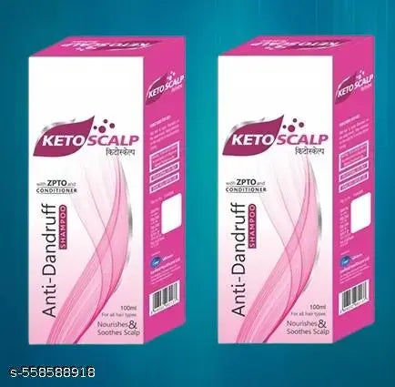 KETOSCALP ANTI DANDRUFF SHAMPOO 100 M PACK OF 2 z1