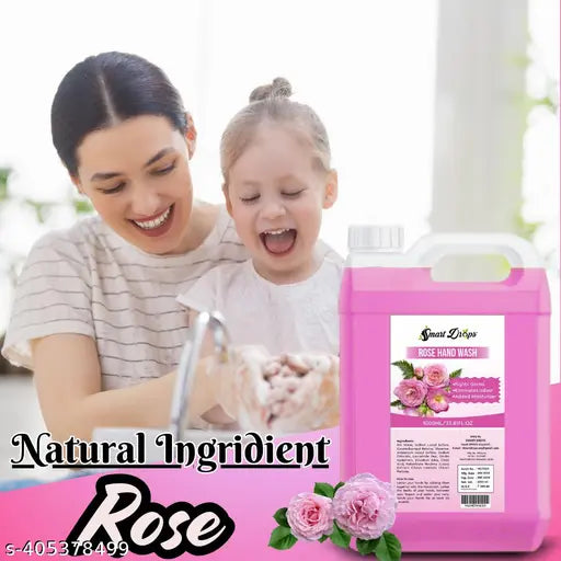 ROSE HAND WASH FOR MAN AND WOMAN 1000ML(pack of 1) - Springkart 