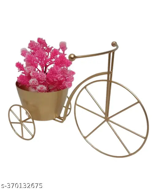 Metal Planter Cylindrical Heavy Duty Metal Indoor and Outdoor Planter for Home Decor | Vertical Garden, Table Decor