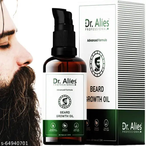 Dr.Alies Professional Premium Beard Growth Oil for Strong and Healthy Beard Growth -Hair Oil (30 ml)