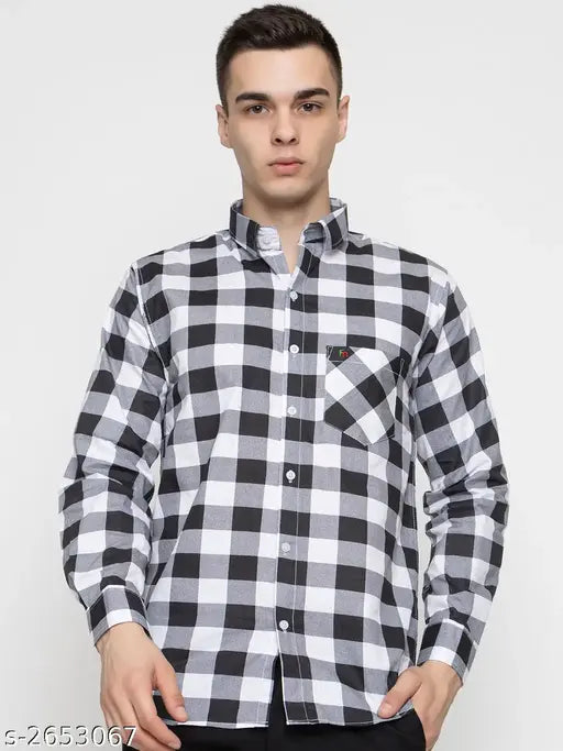 Frekman Stylish Cotton Blend Printed Men's Shirt