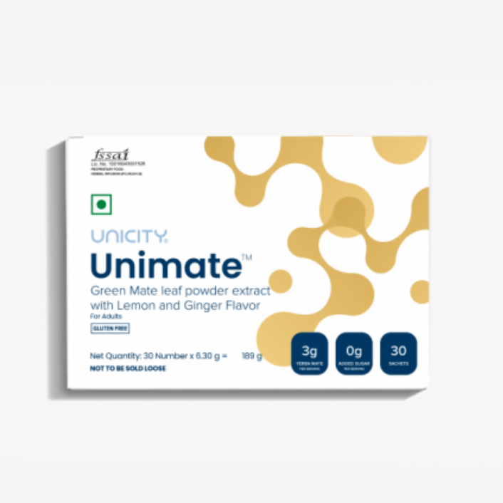 Unicity Unimate Lemon Ginger Flavor 30Sachets