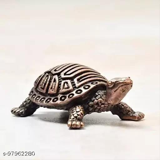 6 inches, Copper Handmade Turtle | Kurma | Tortoise , 30 Grams