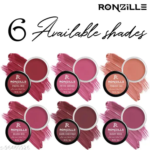 Ronzille Fantastic Lip and cheek tint pack of 2 (04,06)