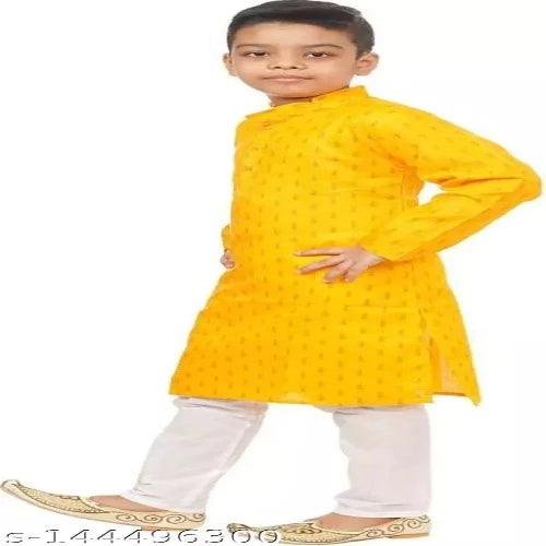 DIGIMART Multicolored Casual Designer Kurta Pyjama Set For Boys - Springkart 