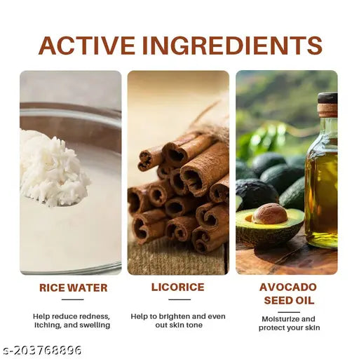 Glamveda Rice Water Brightening Classic Facial Kits ( Pack Of 5 ) For Women & Men | Profesional Feel Facial Kits For Whitening Lightening Glow Skin