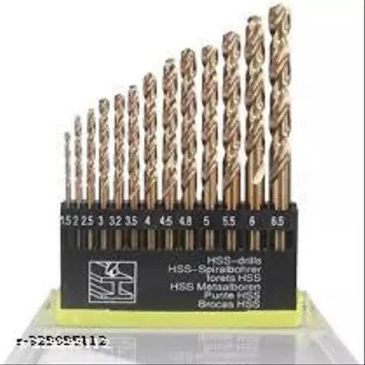 13 In 1 Stainless Steel Drill Bit Set Heavy Duty