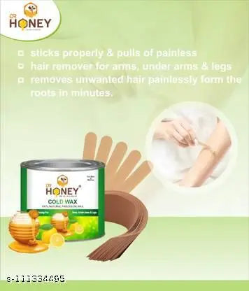 cold wax strip stick heater wax hair removal 600 gram for all skin wax and full body good for your skin