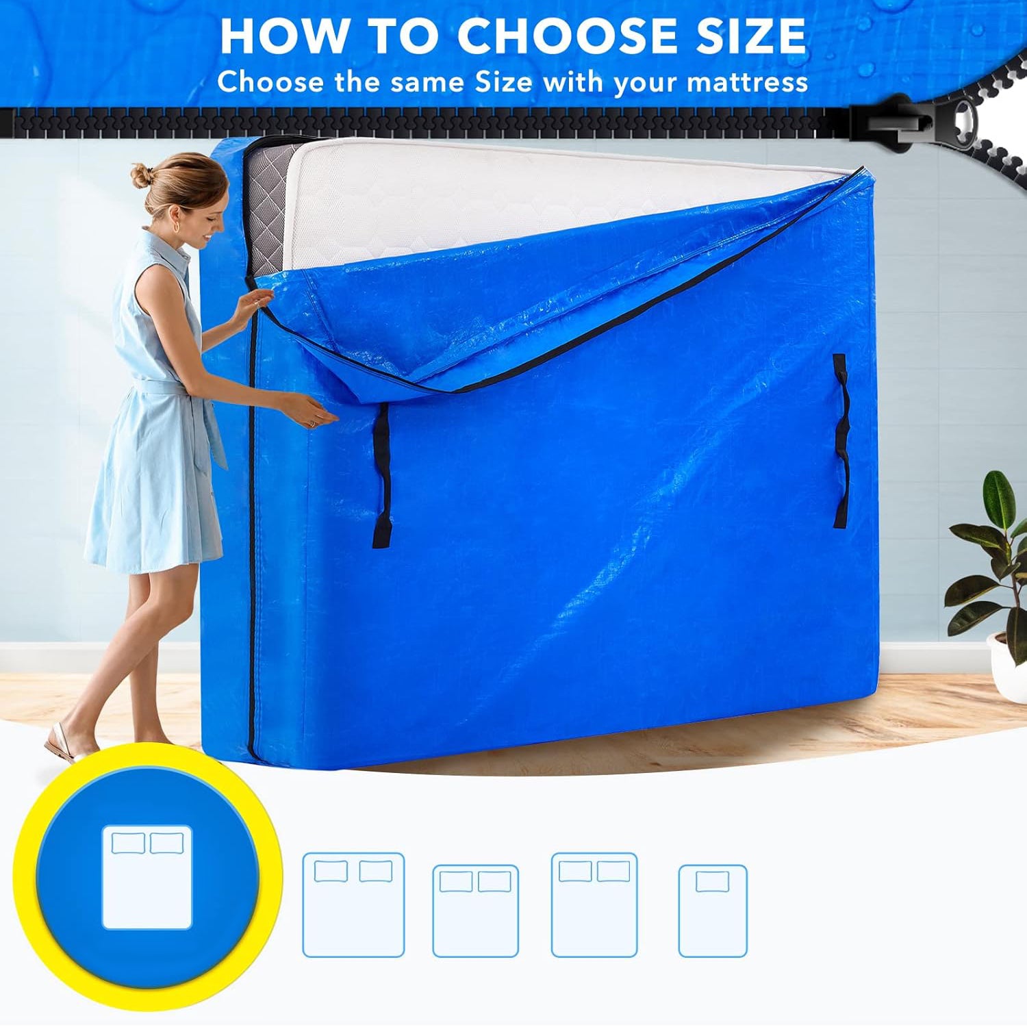 Mattress Bags Cover (238191 Cm 1 Pc) - Springkart 