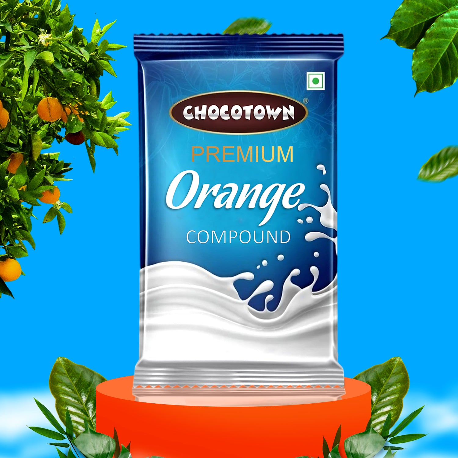 Chocotown Premium Orange Compound (500gm) - Springkart 