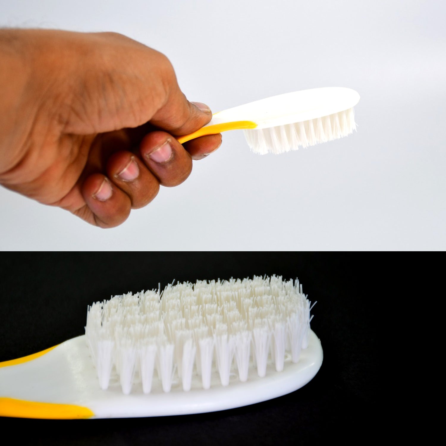 6313 Handle Grip Nail Brush Fingernail Scrub Cleaning Brushes For Toes And Nails Cleaner Pedicure Brushes For Men And Women - Springkart 