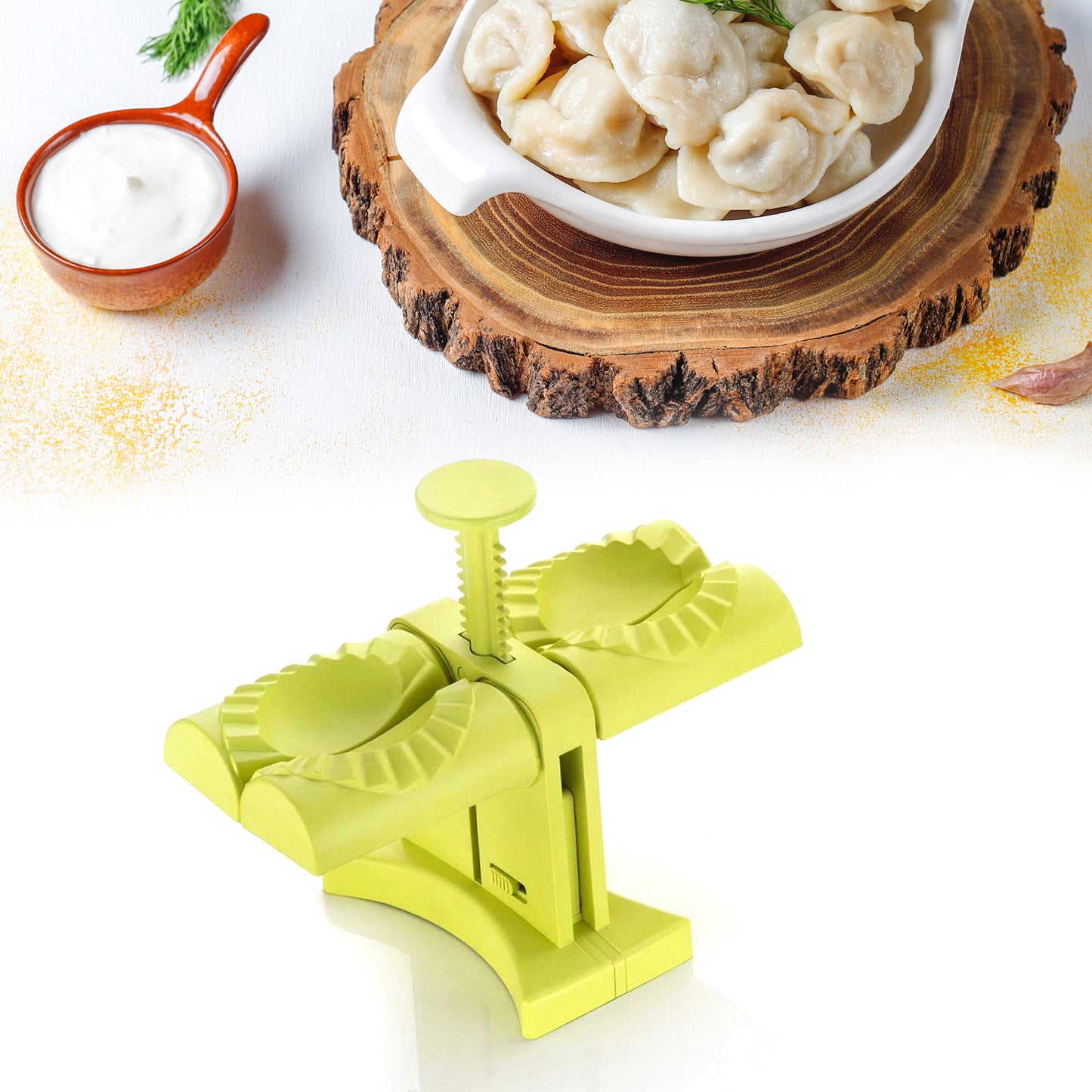 5300 Dumpling Maker Molddouble Head Dumpling Mold Wrap Two At A One Timehousehold Dumpling Maker Mouldeasy-tool For Making Dumplingsdumpling Press Mold Kitchen Accessories - Springkart 