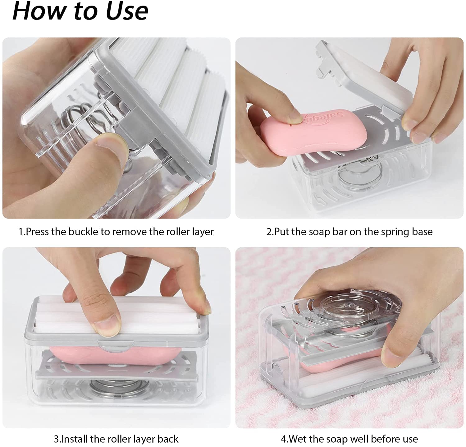 2 In 1 Soap Roller With Case (1 Pc) - Springkart 