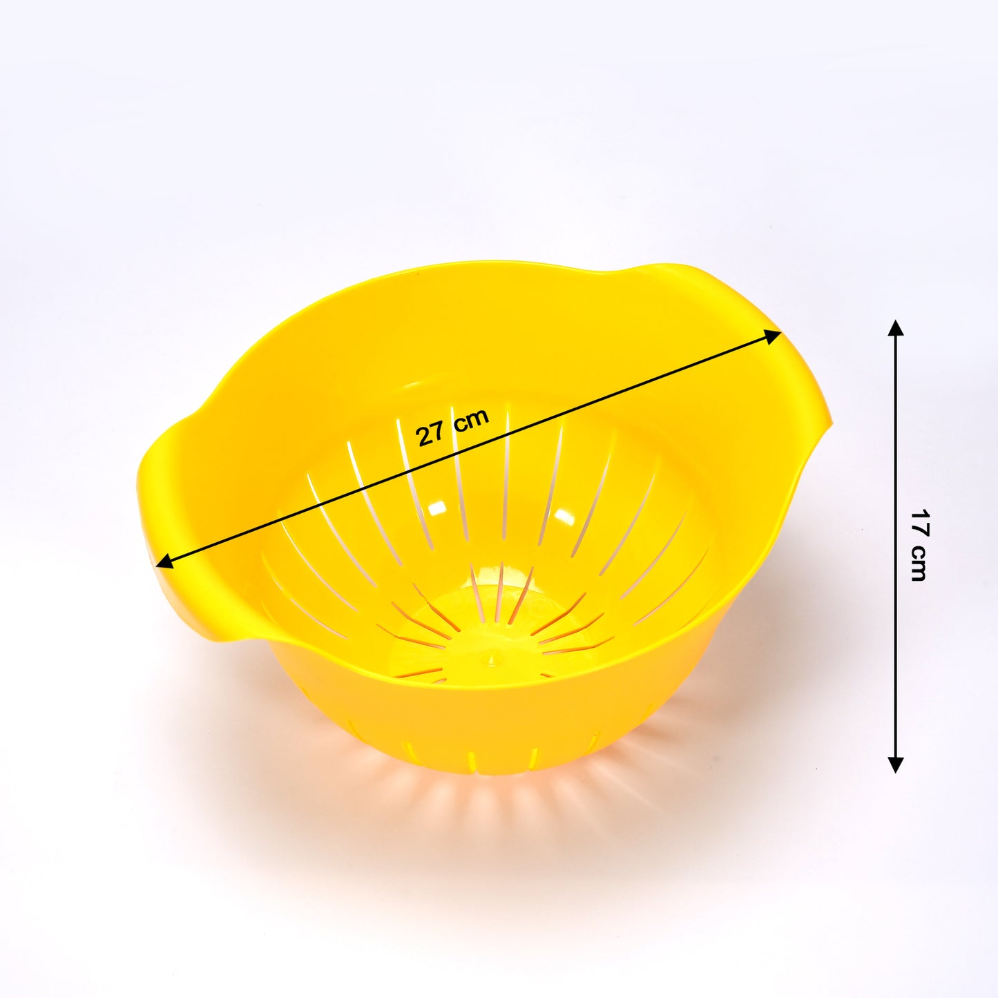 2312 Plastic Fruits Vegetable Noodles Pasta Washing Bowl Strainer - Springkart 