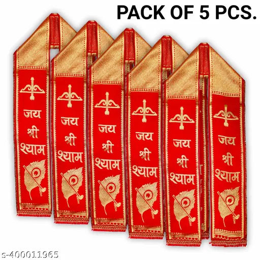 Sparkle Printed Men & Women Dupatta / Patka / Chunni Size-6x70 inch Pack of 5 pcs