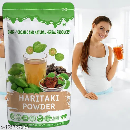 Harad Powder For Constipation, Haritaki Powder For Dark Circle, Terminalia Chebula, Myrobalan Eating, Drinking, Juice - Springkart 