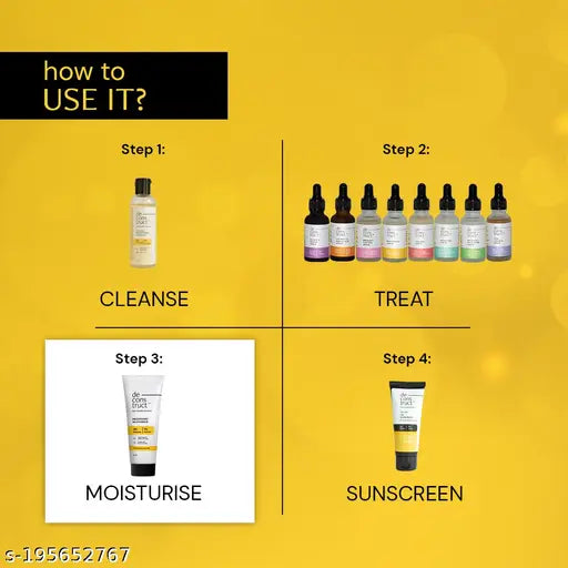 Deconstruct Niacinamide Brightening Moisturizer- 5% Niacinamide + 1% Kojic Acid Dipalmitate + 5% Vitamin C + Vitamin E (50gm)
