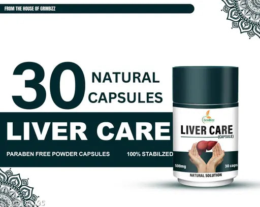 Liver Detoxer Capsule|Ayurvedic Healthy Liver Ki Dawa|Fatty Liver| (Pack Of 1)(30 Capsule)