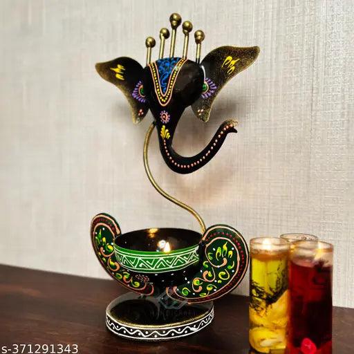 Ganesha Tea Light Candle Table Decor