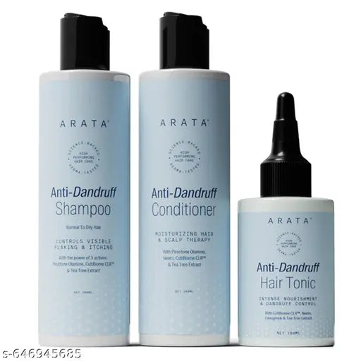 Anti Dandruff Defence Combo For Normal To Oily Hair|Anti-Dandruff Essentials To Control Excess Oil And Dandruff|Relieves Itchy Scalp