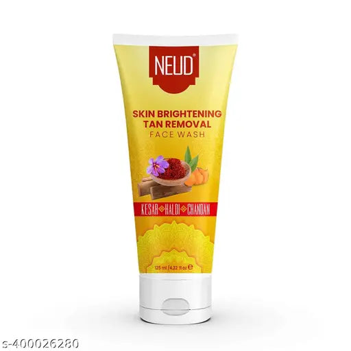 NEUD Skin Brightening Tan Removal Face Wash for Men and Women - 1 Pack (125ml) - Springkart 