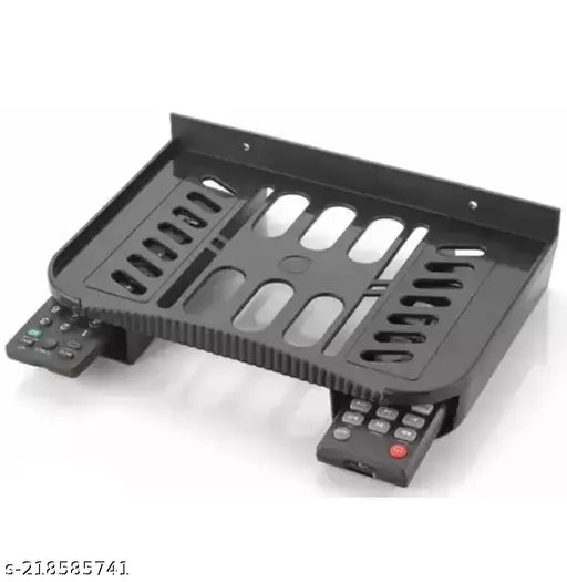 Heavy Duty Wall & Ceiling Mounts for 14 to 42 inch LED/LCD TV (Black) with Set Top Box/DTH Stand - Wall Mount Stand/WiFi Router Stand, Black (Ideal for All Type of Set Top Box)