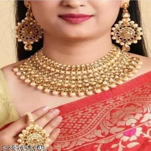 Sukkhi Necklace Set,Jewellery Set,Choker Necklace & Earrings set,Har Sat,Patwa,Jewellery - Springkart 