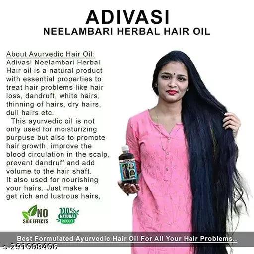 Adivasi Jeeva Sanjeevani Herbal Hair Oil(250ML) - Springkart 