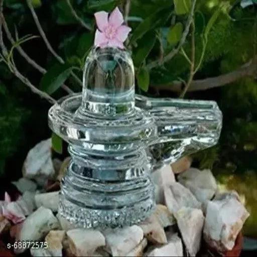 Shiv Crystal shivling / glass shivling / sphatik shivling - Springkart 