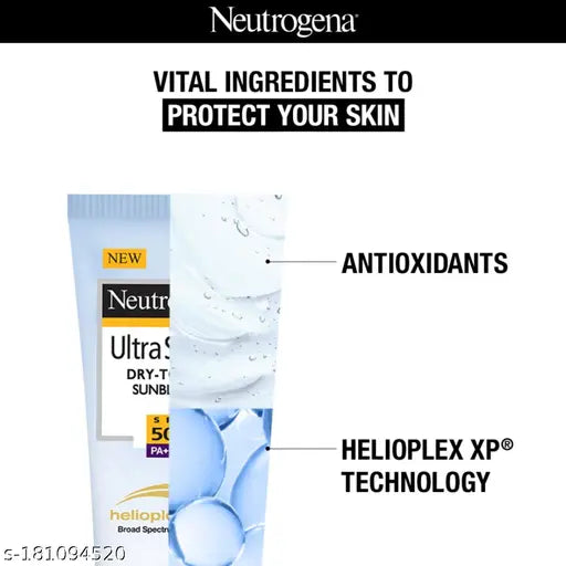Neutrogena Ultra-Sheer Dry Touch SPF 50 Sun Block, 30 ml Tube LIMITED STOCK - Springkart 