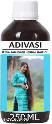 Adivasi Jeeva Sanjeevani Herbal Hair Oil(250ML) - Springkart 